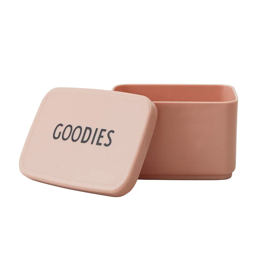 Design Letters snack box for lunch box, nude Design Letters