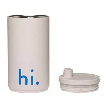 Design Letters travel mug 35 cl - Hi-pastel beige - Design Letters