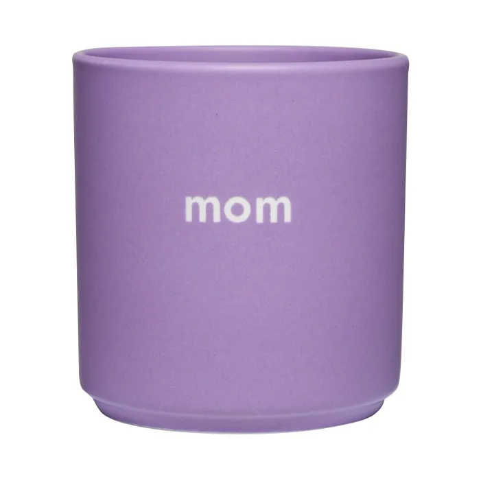Design Letters VIP favourite cup 25 cl, Lilac, Mom Collection Design Letters