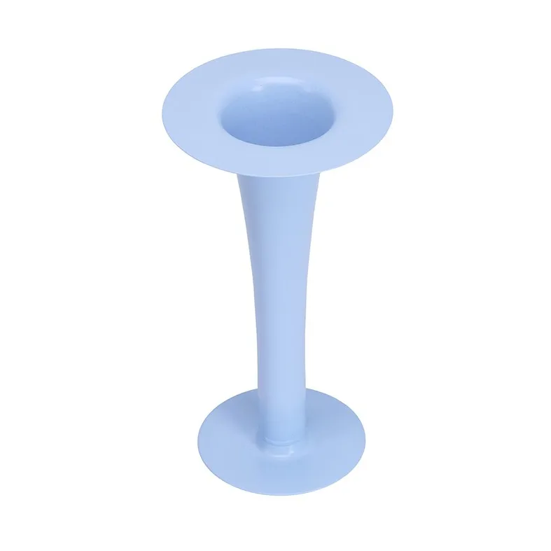 Trumpet 2-in-1 vase and candle holder 24 cm, Blue Design Letters