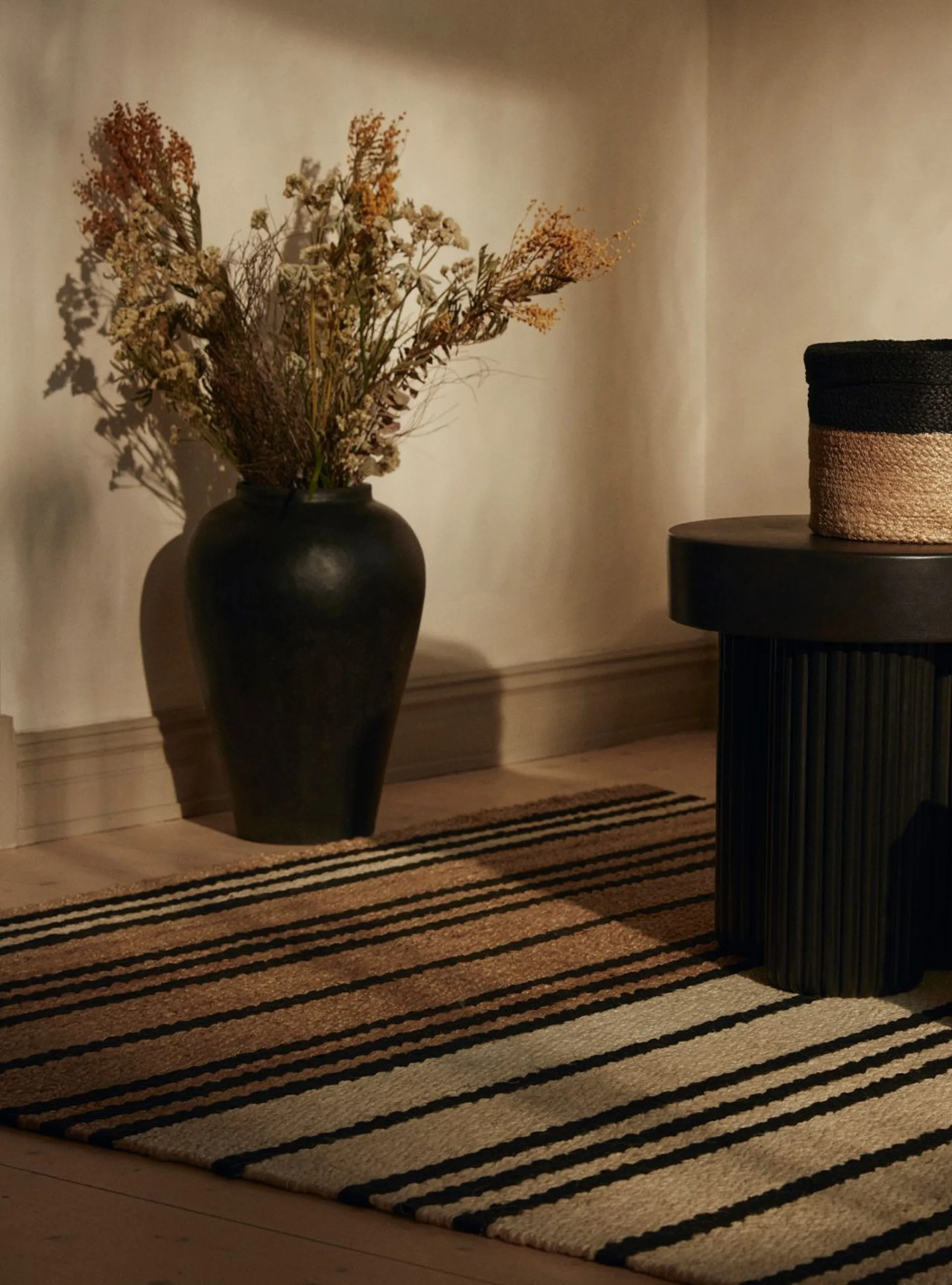 Elin jute rug striped, 80x250 cm Dixie