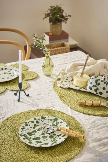 Elin placemat oval - Avocado - Dixie