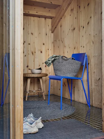 Ella rug Ø125 cm - Black-nature - Dixie
