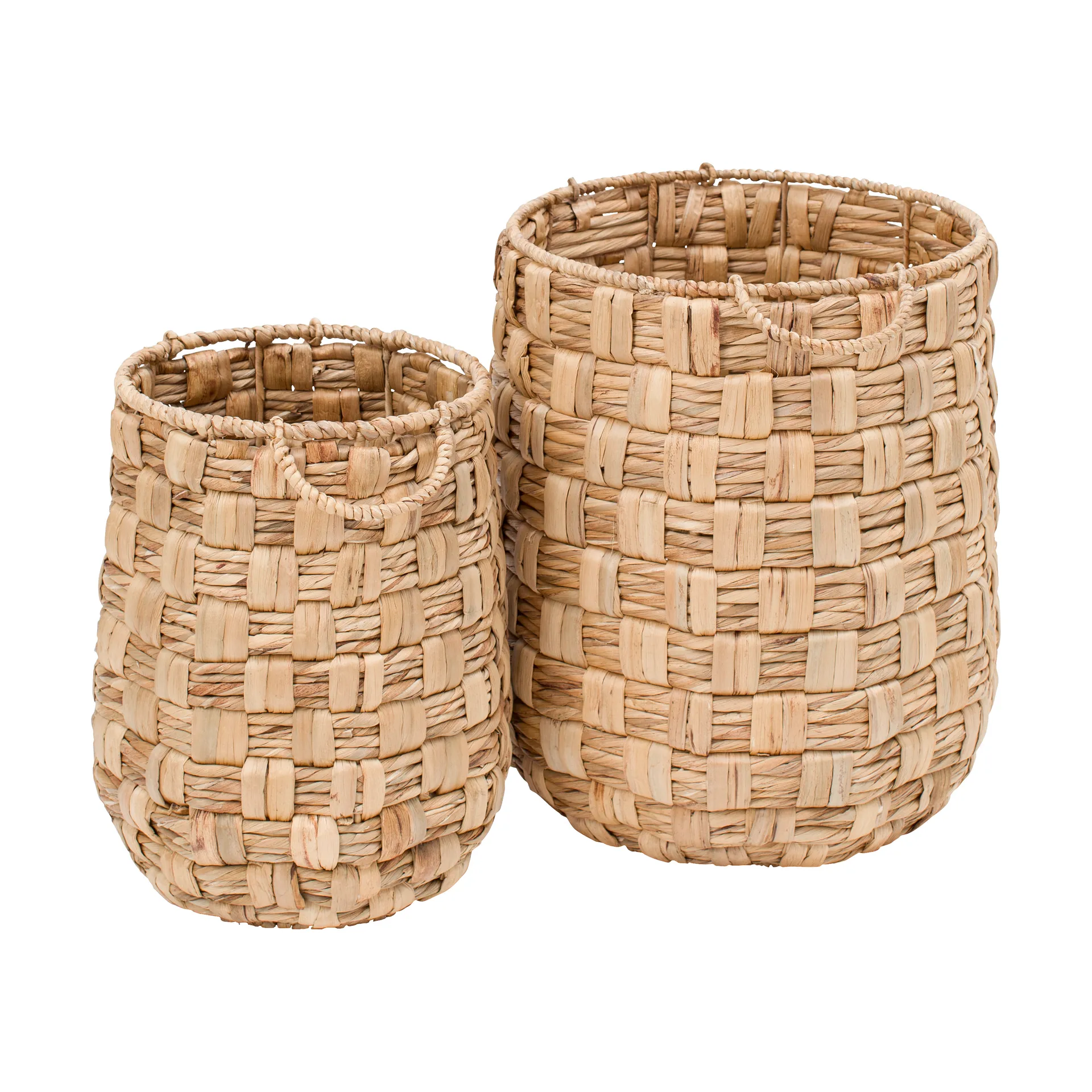 Lily high storage basket 2 pieces, Natural Dixie