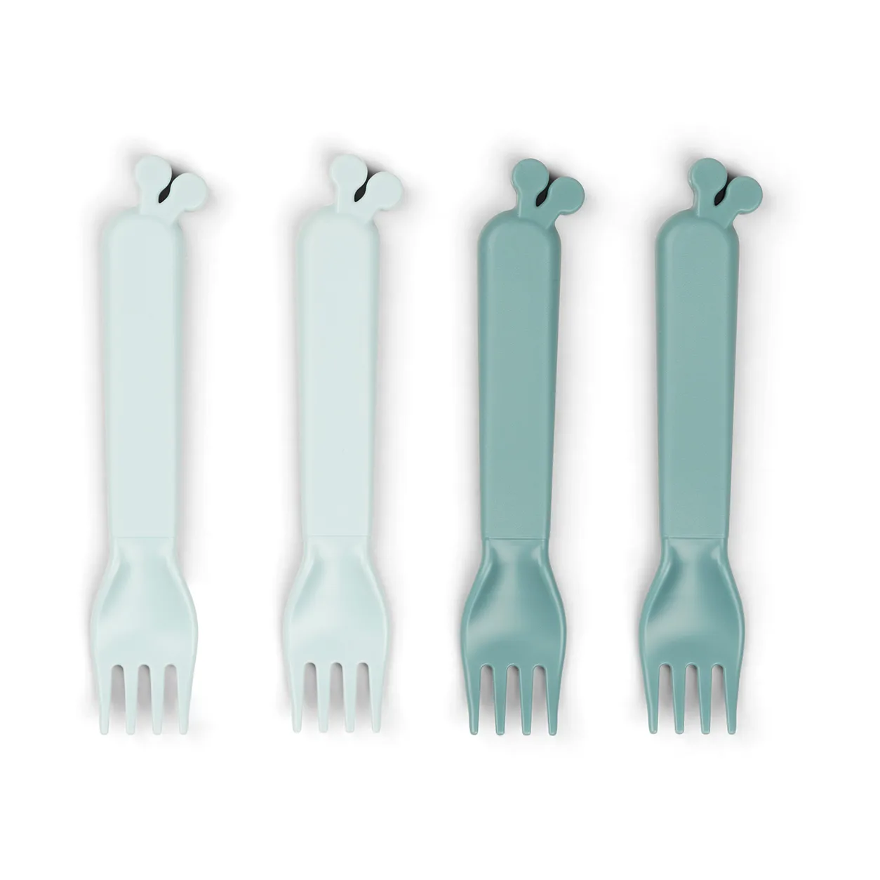 Raffi kiddish fork 4-pack, Blue Done by deer