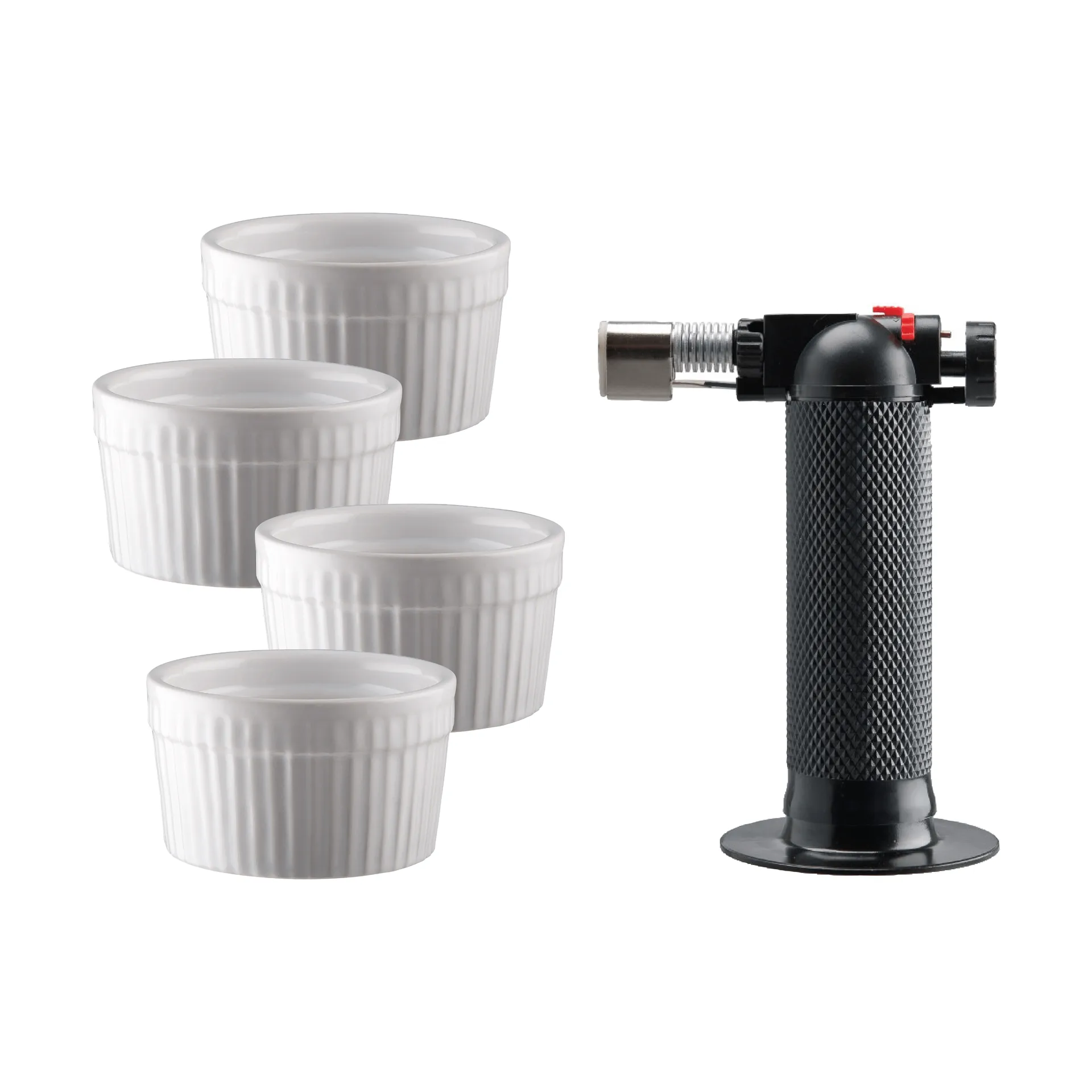 Fire brulee set, Ceramic, 5 pieces Dorre