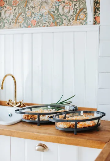 Grace oven dish glass with rack - 2 L - Dorre