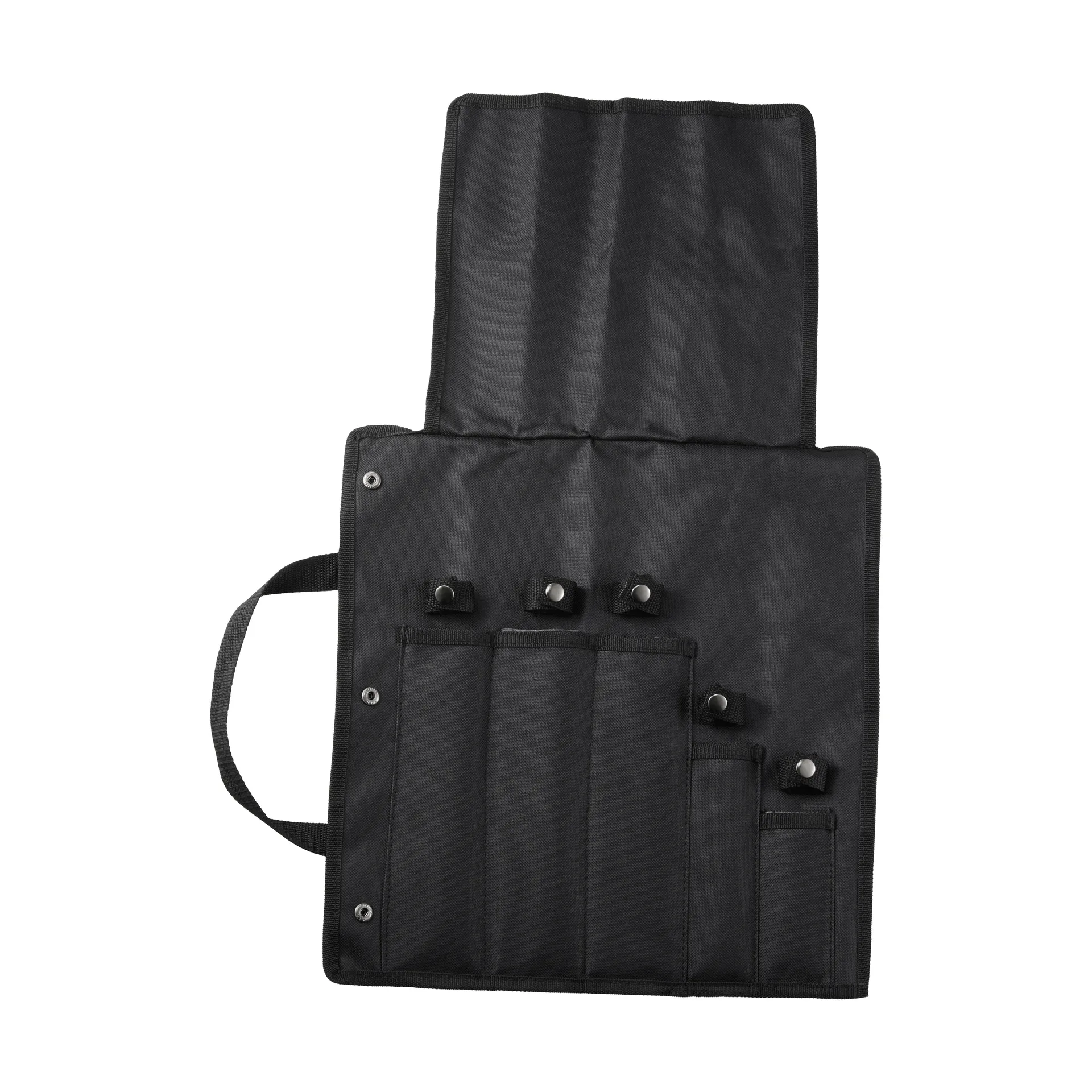 Kadi knife bag, Black nylon, 5 knife slots Dorre