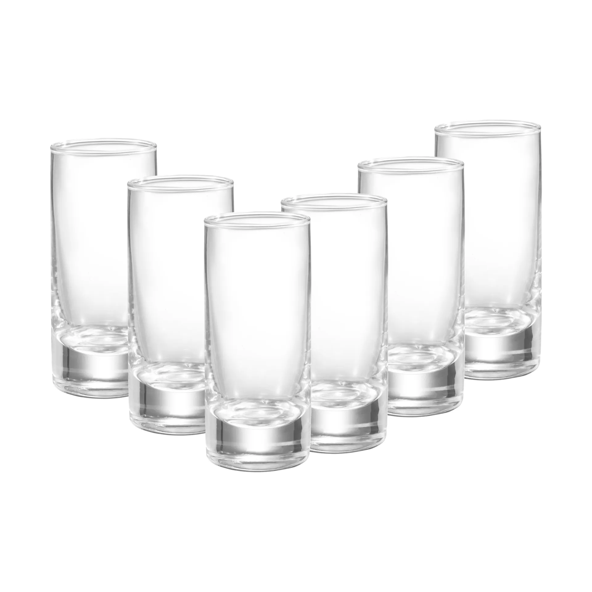 Saba shot glass, Straight, 6-pack, 6 cl Dorre