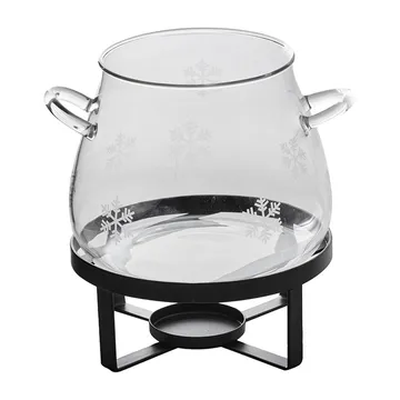Snow star mulled wine warmer 1.2 L - Glass - Dorre