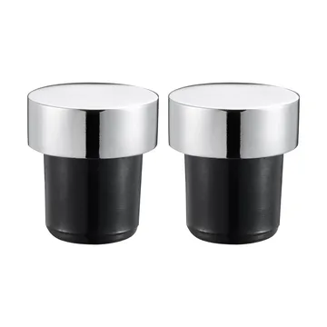 Valli wine stopper 2-pack 3 cm - Chrome - Dorre
