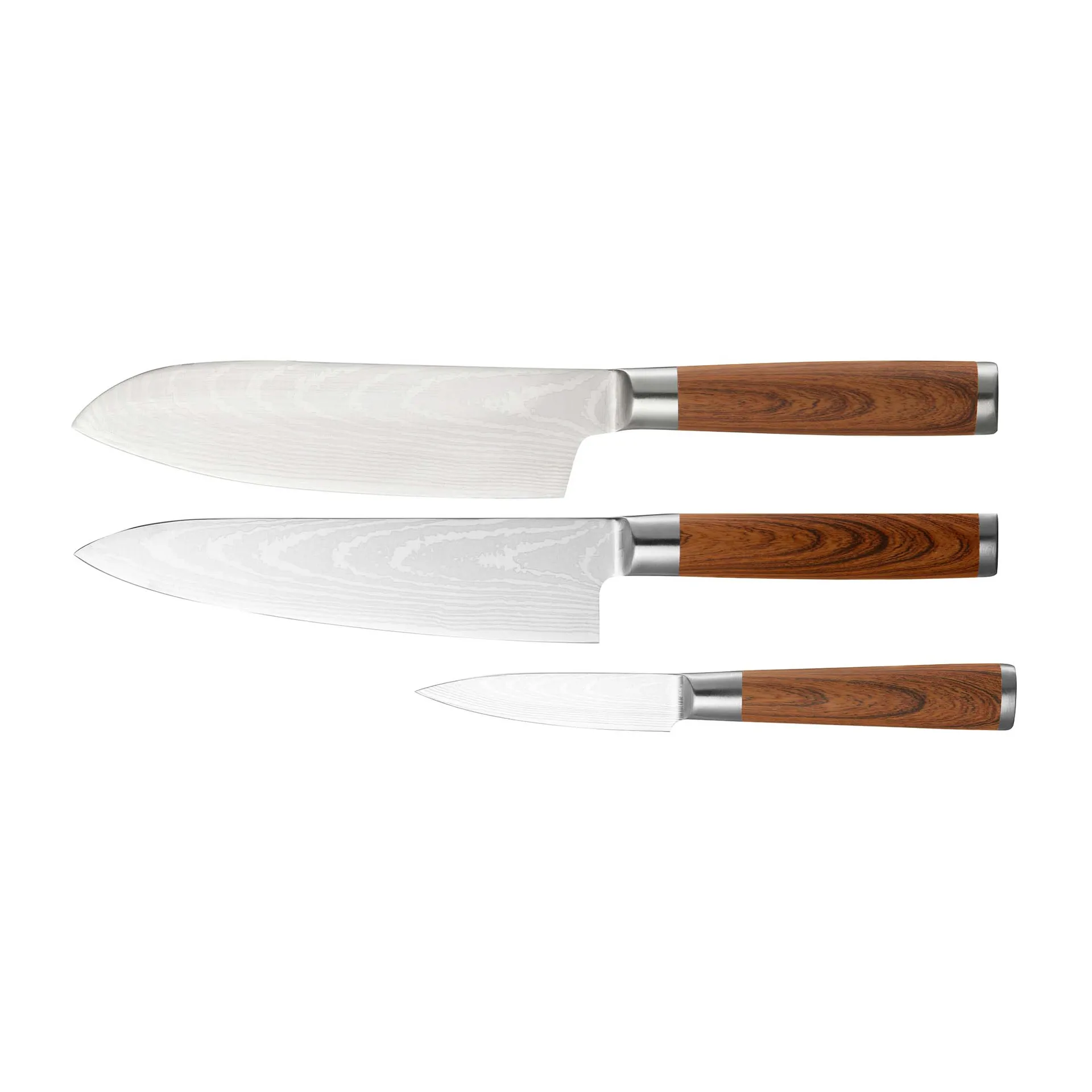 Yari knifeset 3 knifes, Stainless steel Dorre