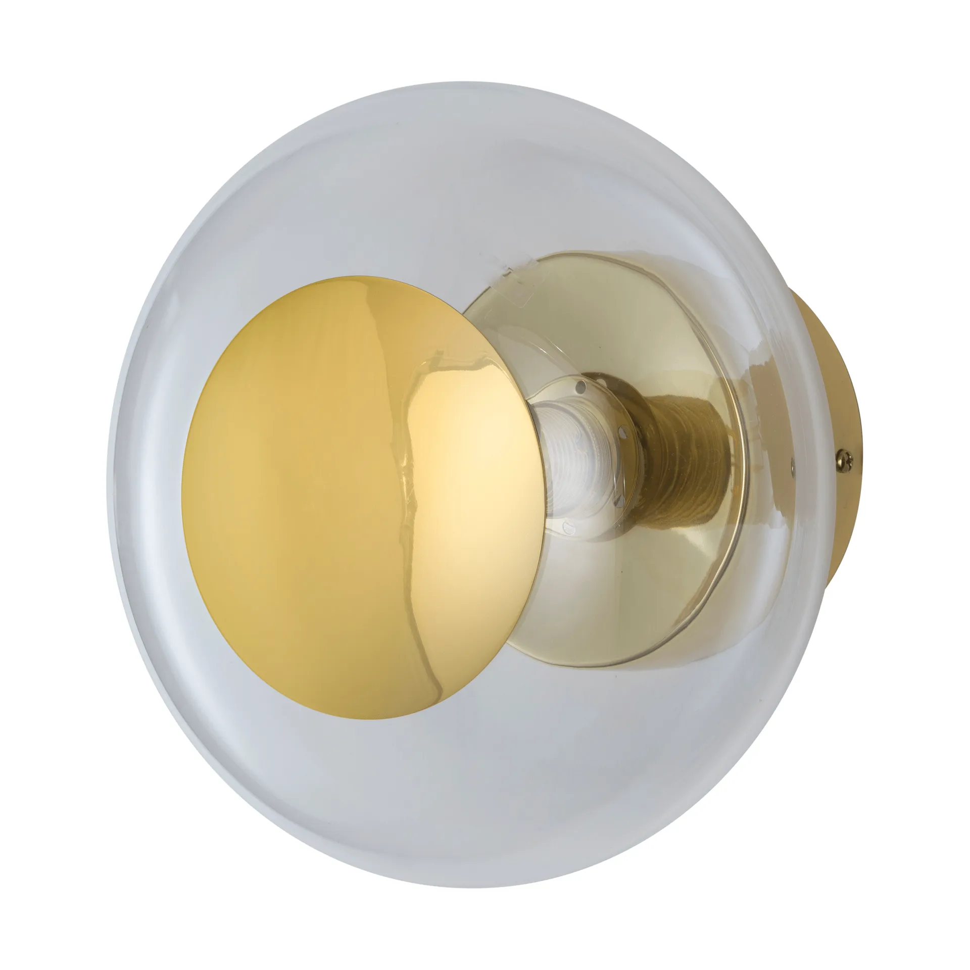 Horizon surface wall lamp, Clear, Ø21 cm EBB & FLOW