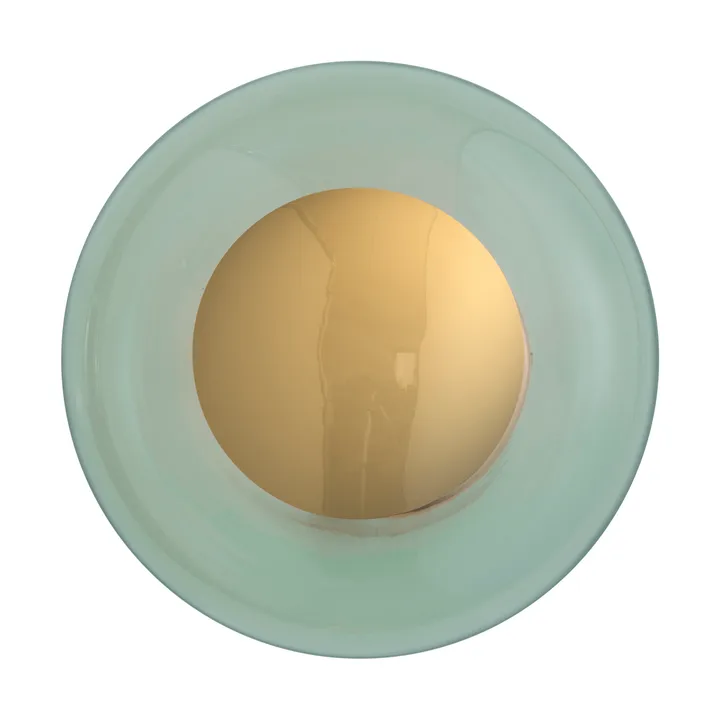 Horizon surface wall lamp - Forest green, Ø21 cm - EBB & FLOW