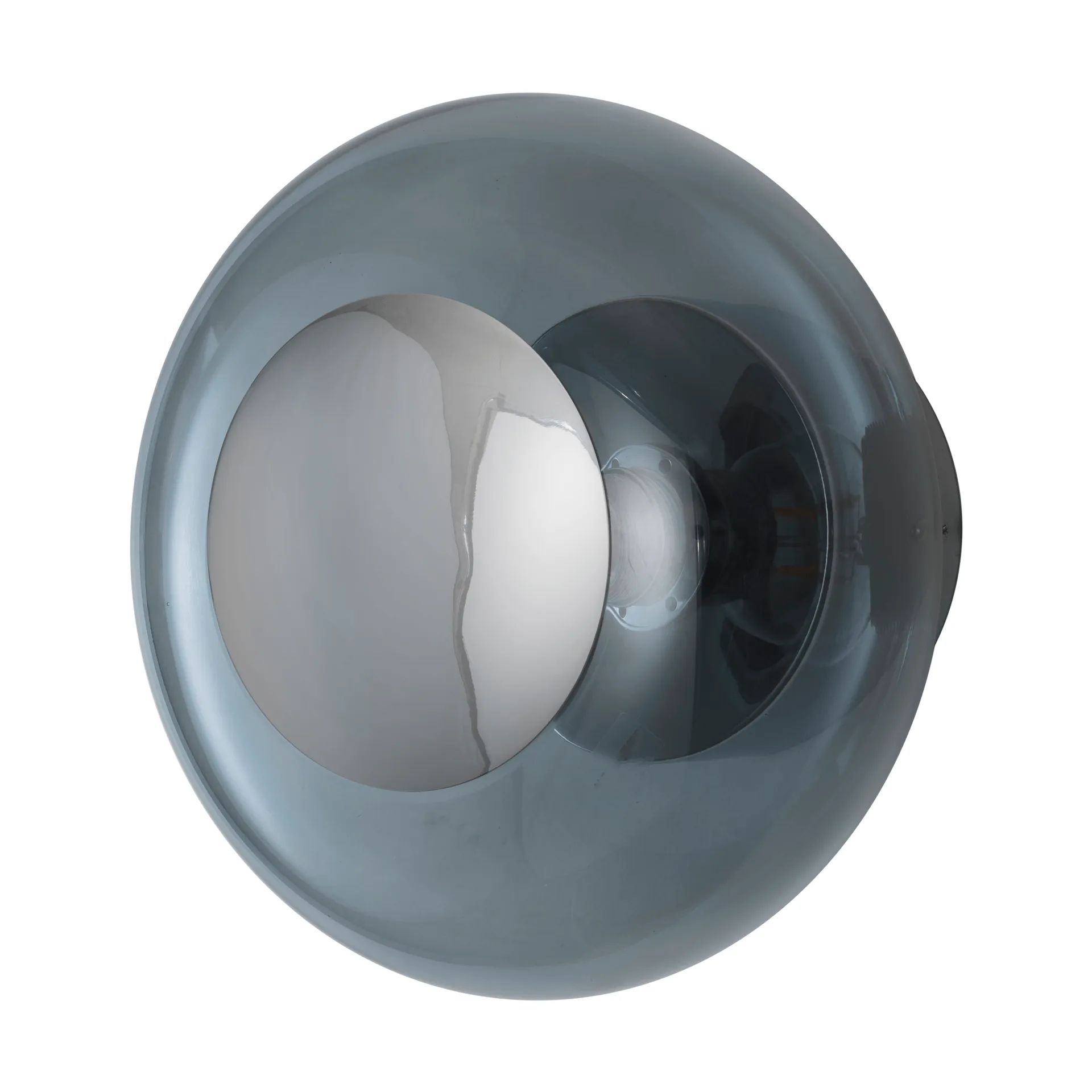 Horizon surface wall lamp, Smokey grey, Ø25 cm EBB & FLOW