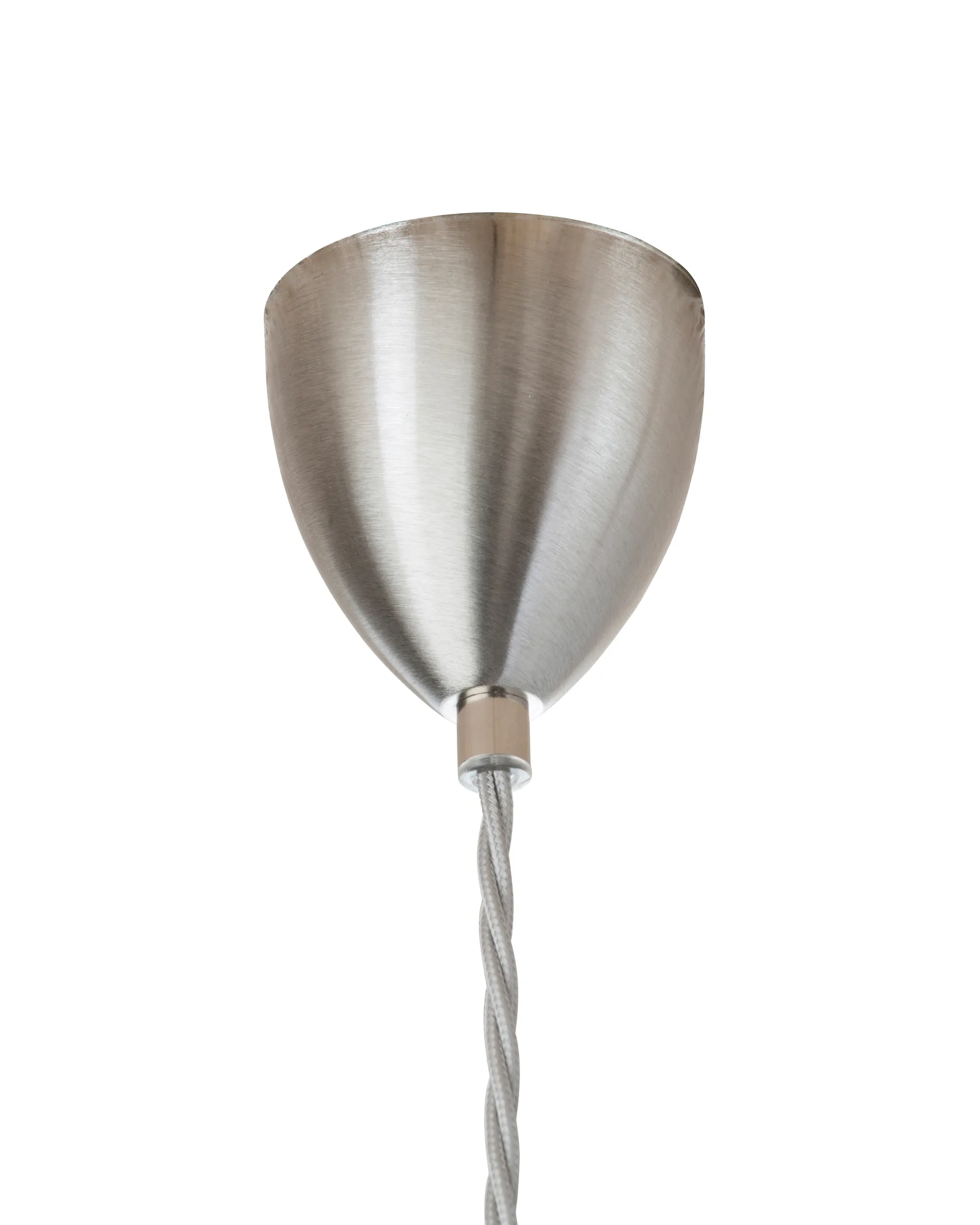 Rowan ceiling lamp Crystal Ø 22 cm, medium + silver-coloured cord EBB & FLOW