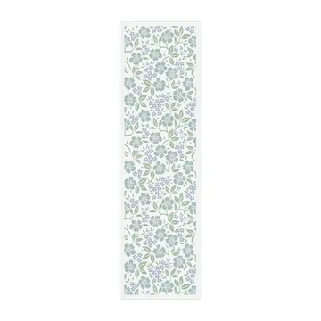 Förgätmigej runner - 35x120 cm - Ekelund Linneväveri