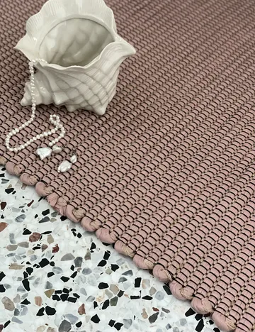 Hazelnut rug 60x180 cm - Light rose - Elvang Denmark