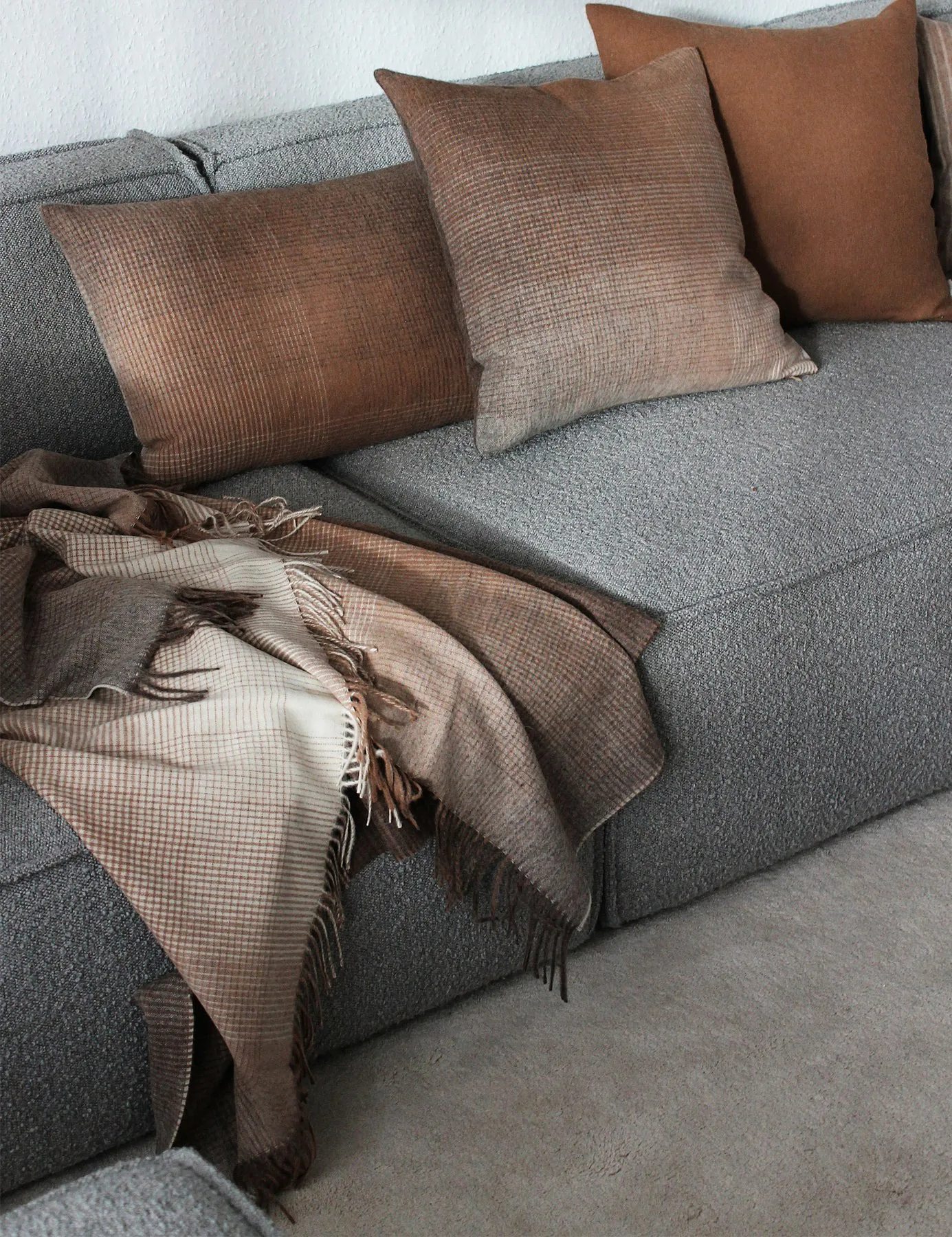 Horizon cushion cover 50x50 cm, Camel Elvang Denmark