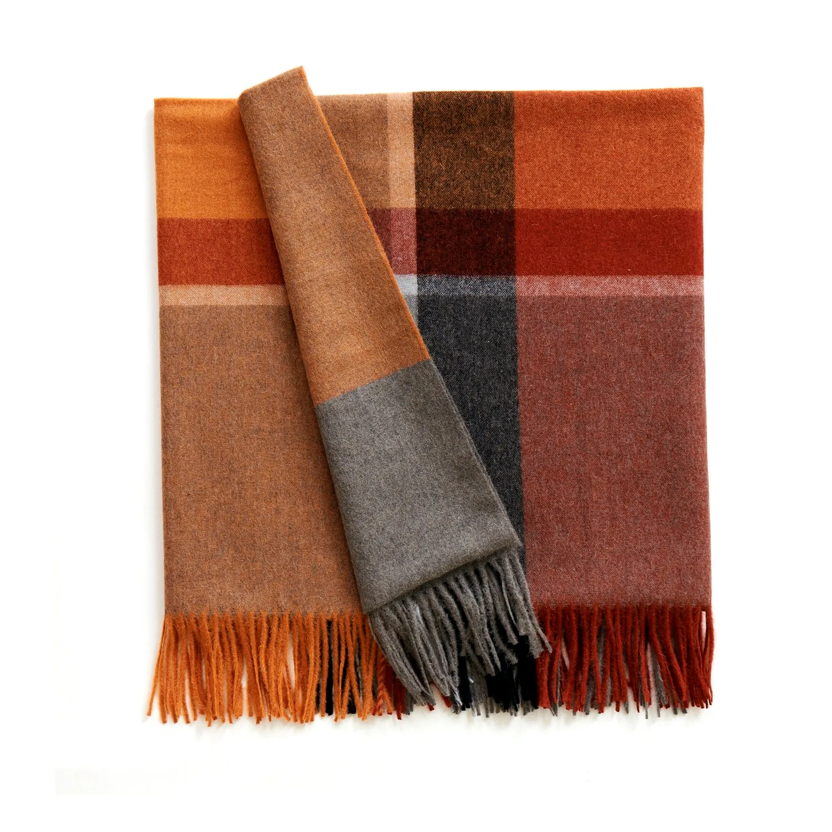 Manhattan throw, terracotta-red magma Elvang Denmark