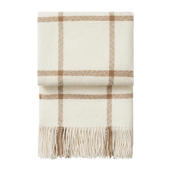 Tartan throw 130x190 cm - Ivory - Elvang Denmark