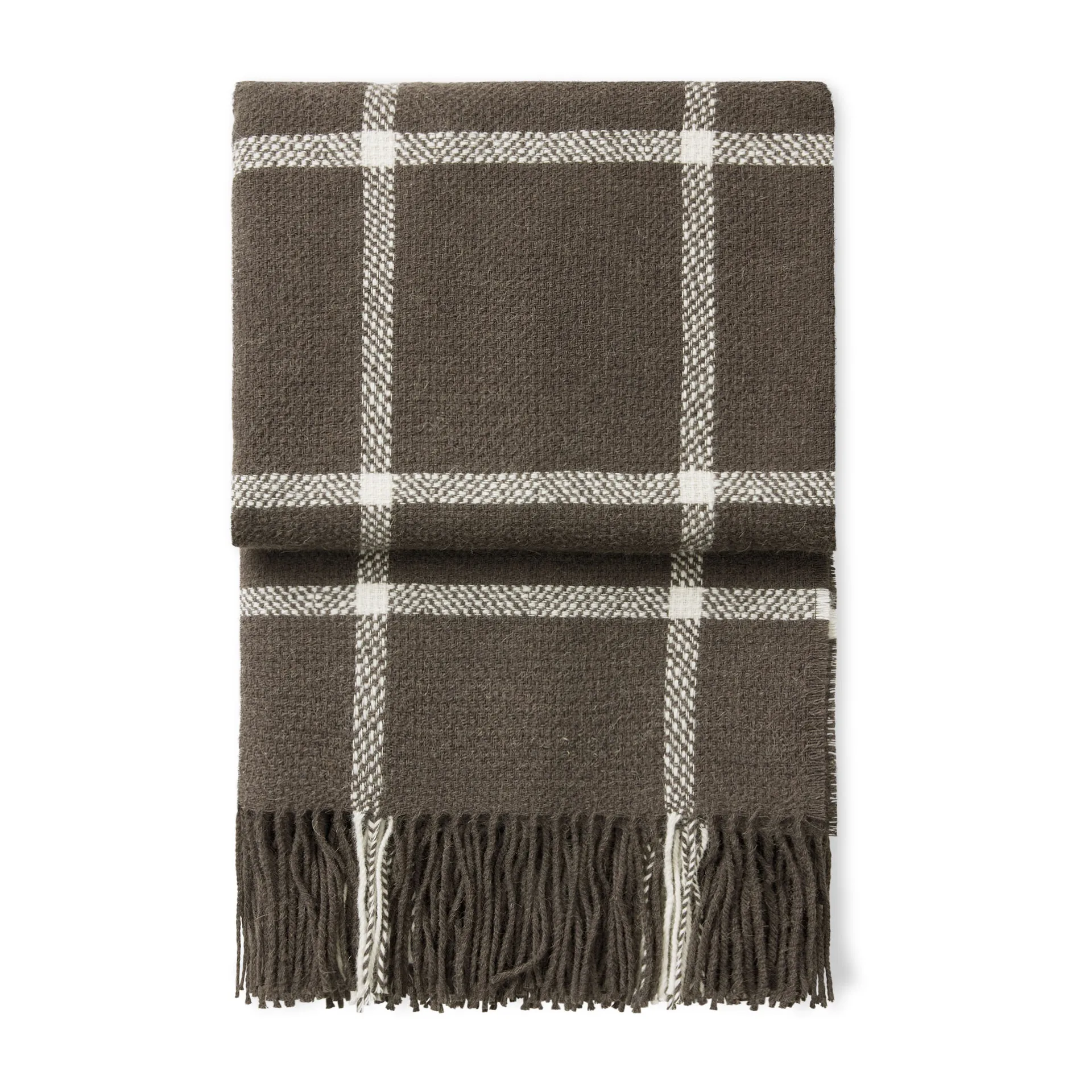 Tartan throw 130x190 cm, Mocca Elvang Denmark