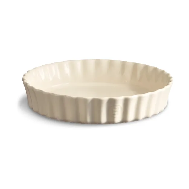 Emile Henry pie dish Ø24 cm - Cream - Emile Henry