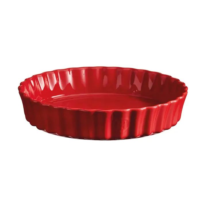Emile Henry pie dish Ø28 cm - Red - Emile Henry