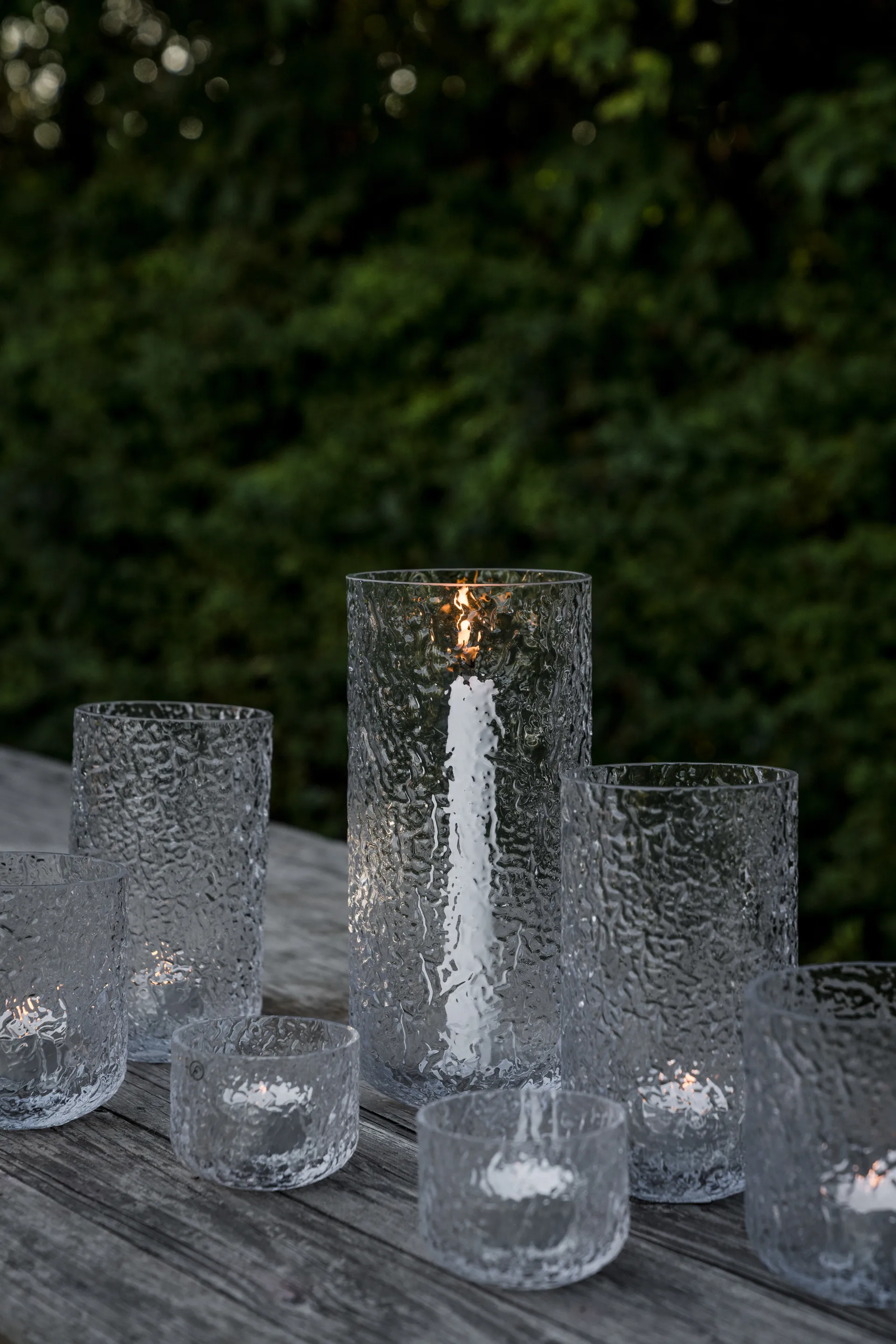 Ernst candle holder for taper candles patterned, Ø11x25 cm ERNST