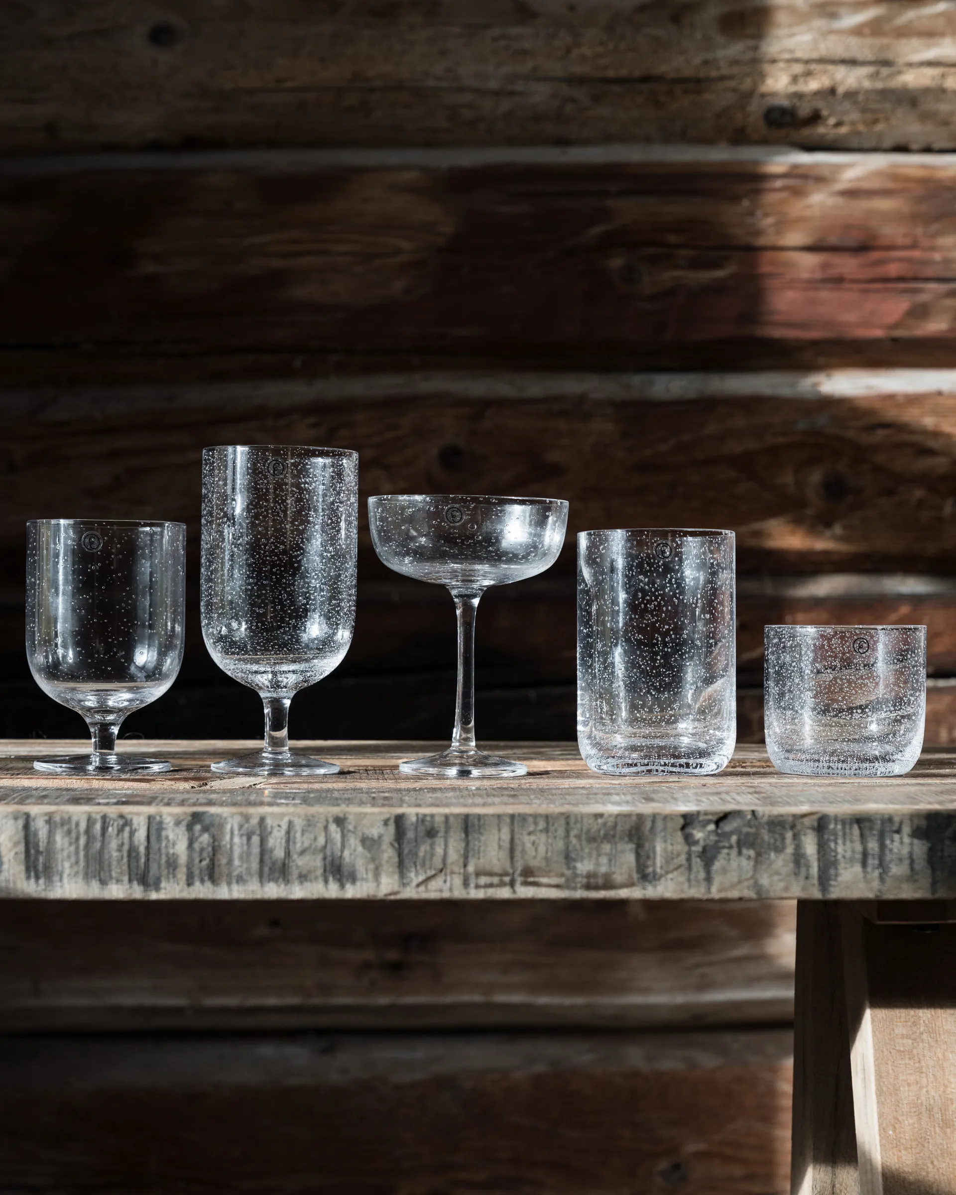 Ernst coupe glass bubbly glass 20 cl 2-pack, Clear ERNST
