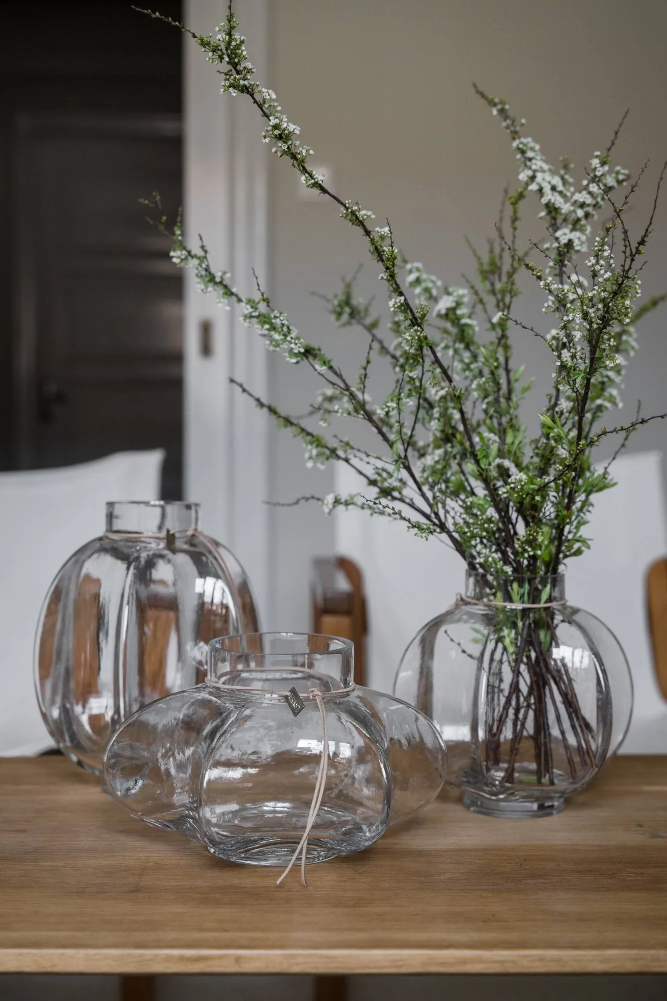 Ernst glass vase, Ø20x19.5 cm ERNST