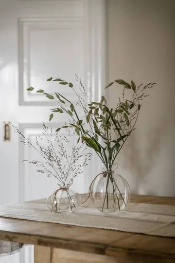 Ernst glass vase for sprig or core - Ø13x15 cm - ERNST