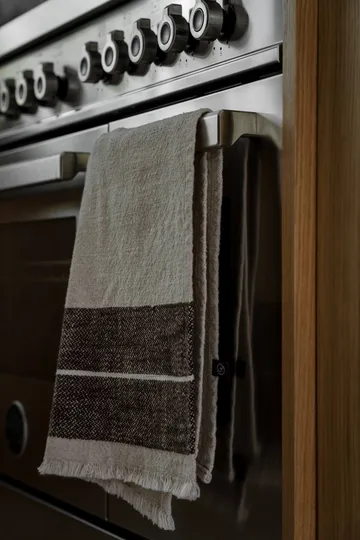 Ernst kitchen towel - Natural-white-brown, 45x70 cm - ERNST