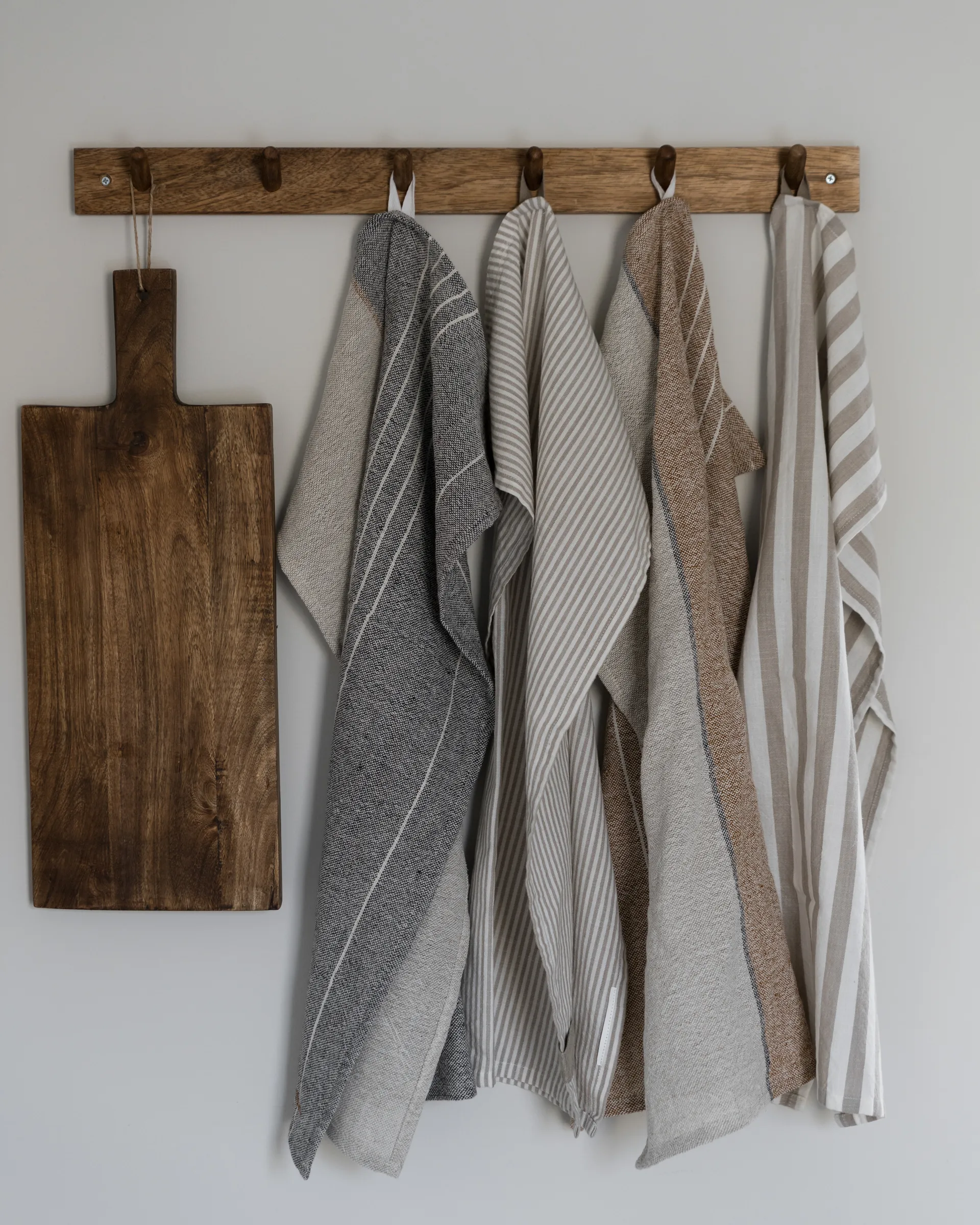 Ernst kitchen towel thin stripes 47x70 cm, Beige-white stripe ERNST