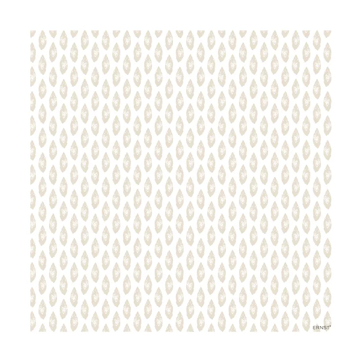 Ernst napkin almond 33x33 cm 20-pack - White-beige - ERNST