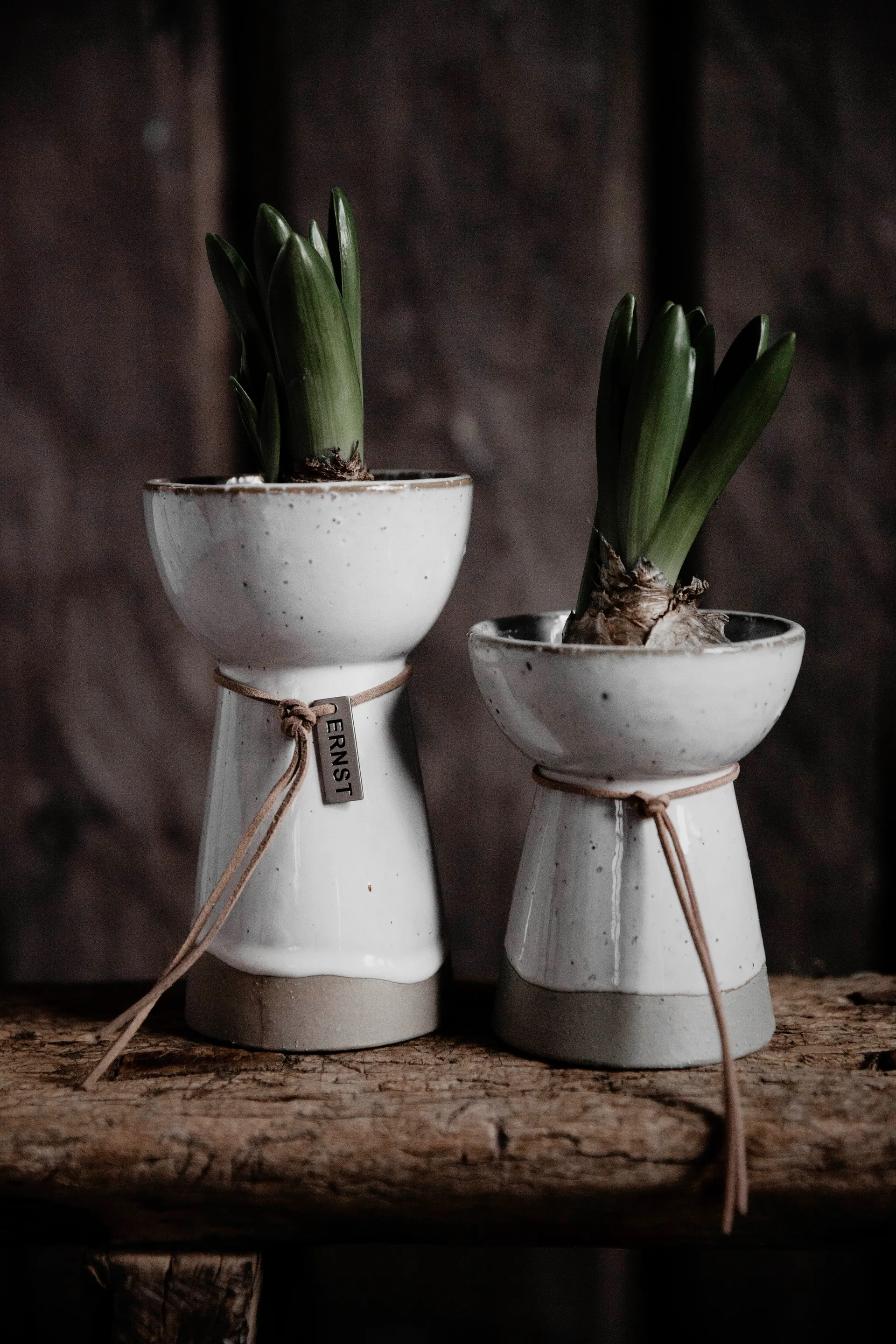 Ernst onion vase white, 11 cm ERNST