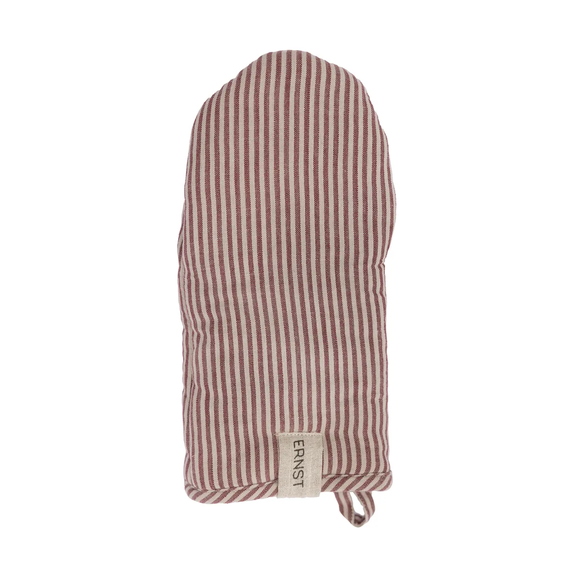 Ernst oven mitt striped, Red-beige ERNST