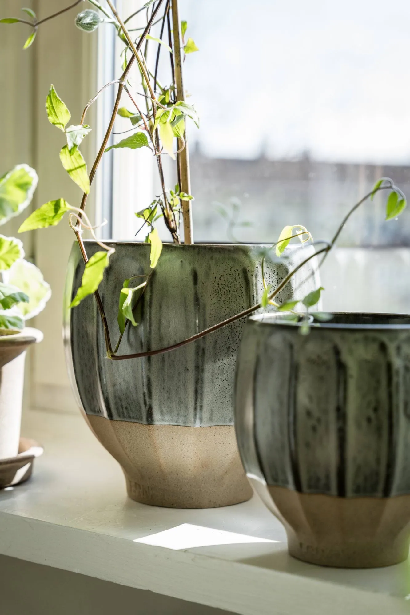 Ernst plant pot, Grey-natural, Ø14x14 cm ERNST