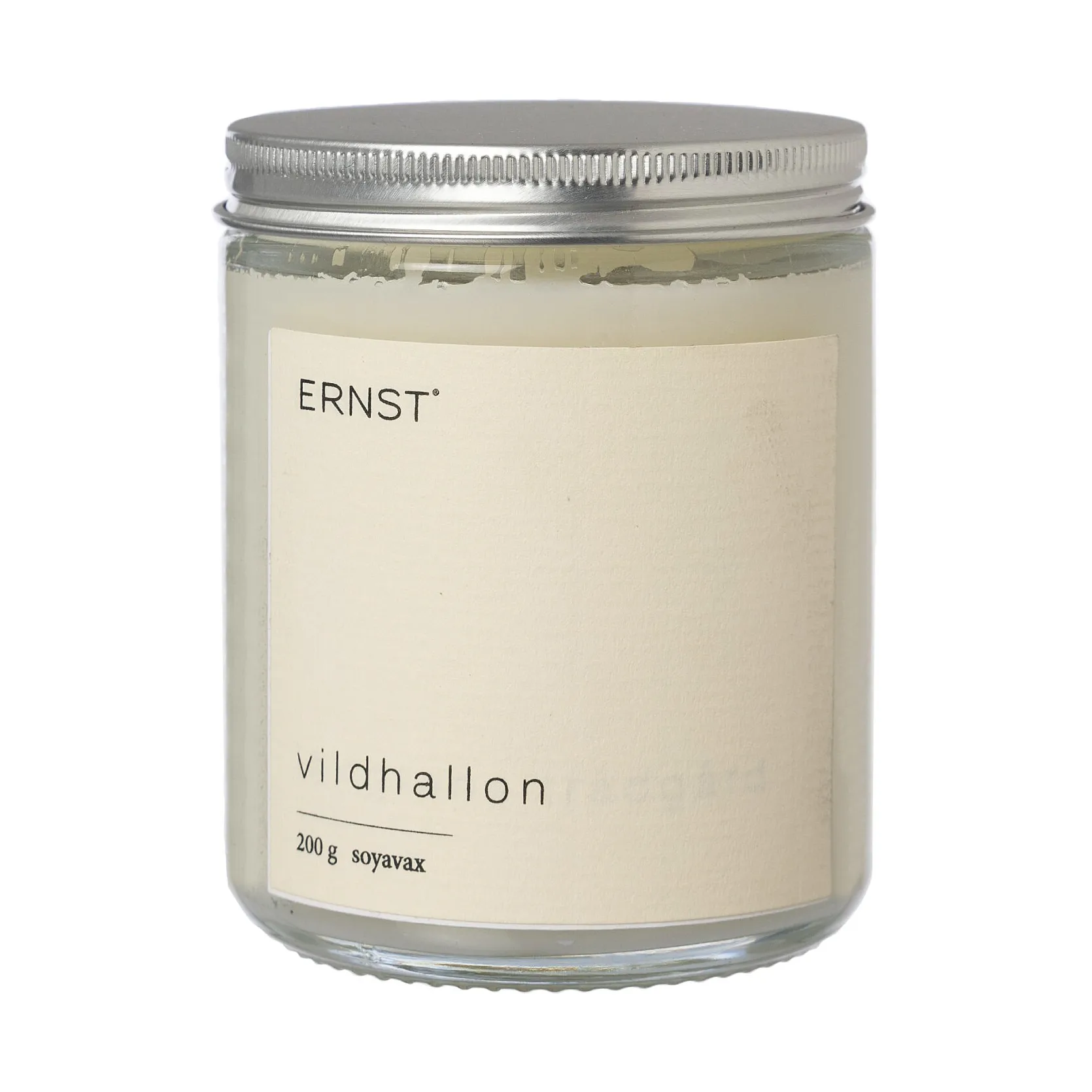 Ernst scented candle in glass with lid Ø7.2 cm, Wild Raspberry ERNST