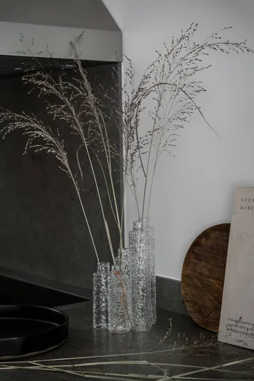 Ernst structure glass vase clear - Ø5x20 cm - ERNST