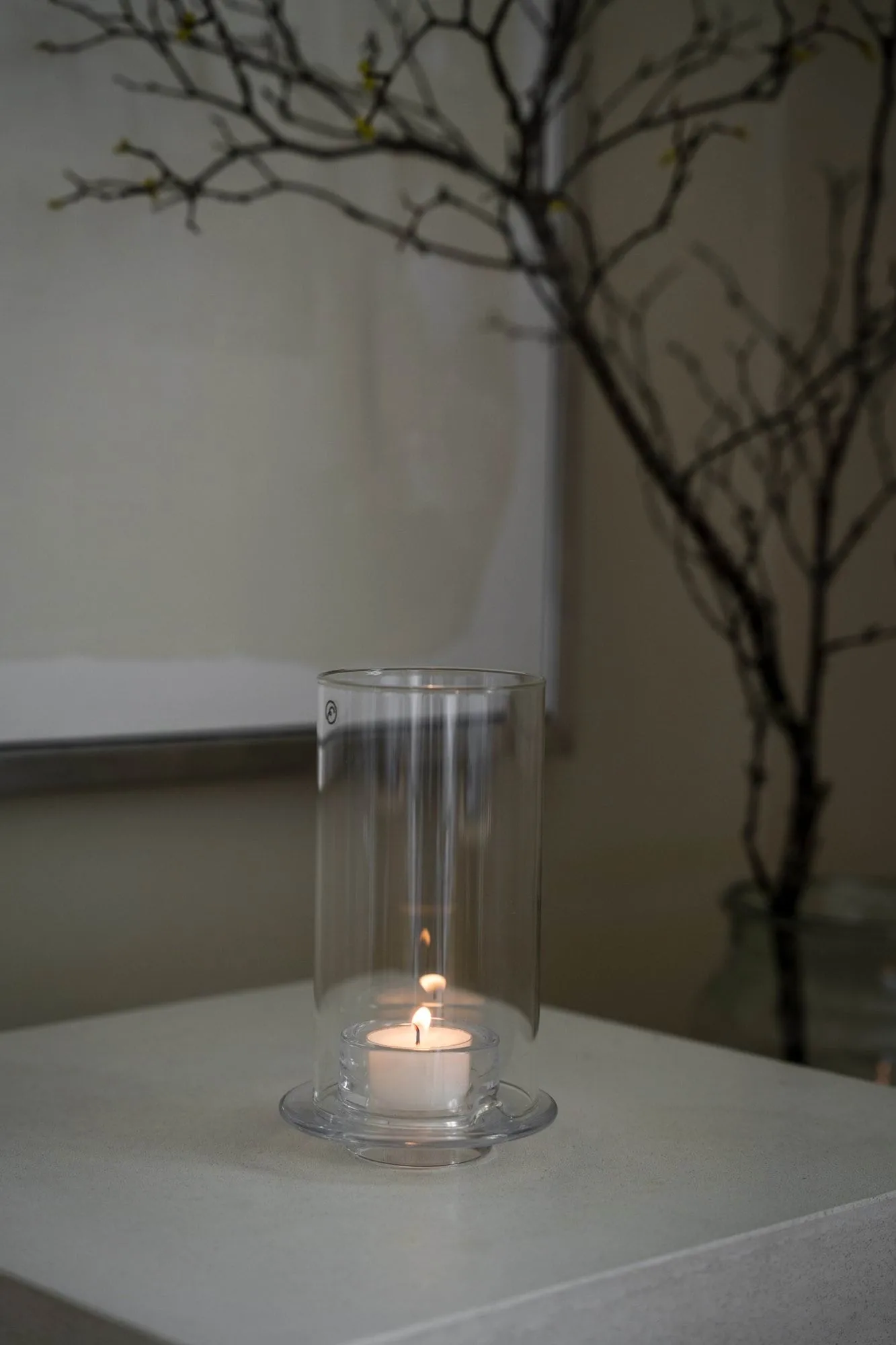 Ernst tealight holder, Glass, Ø9x15 cm ERNST