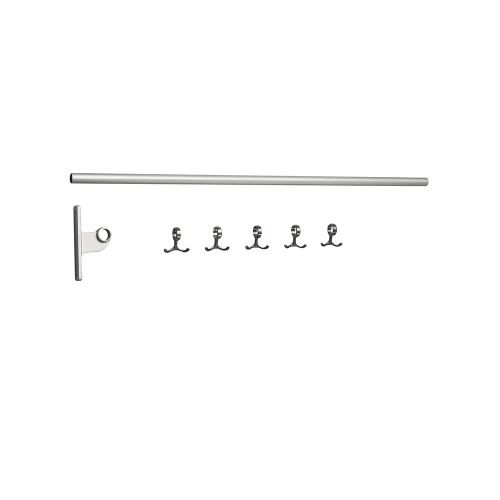 Nostalgi add-on Hook rack, Aluminium, aluminium stand Essem Design