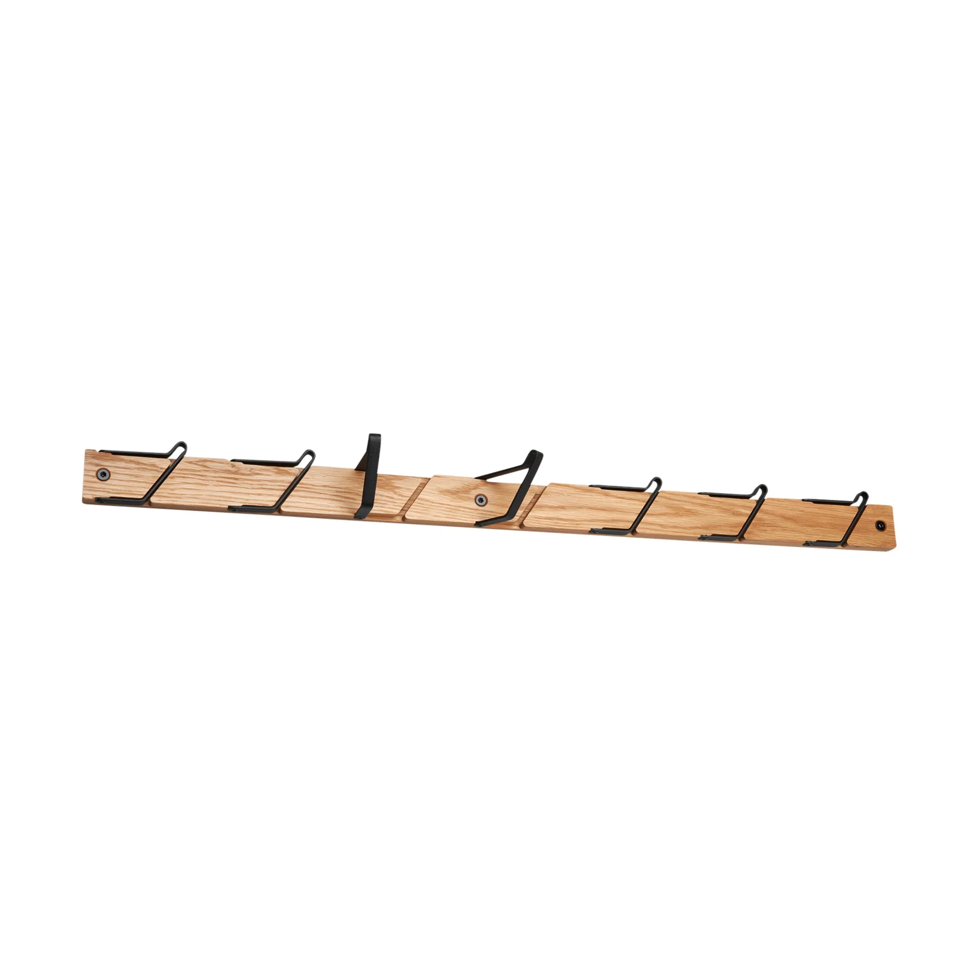 Tamburin coat hook 73.5 cm, Oak-black Essem Design