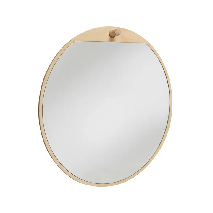 Tillbakablick round mirror - Birch - Essem Design