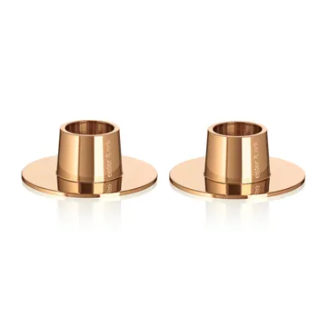 ester & erik candle sticks smooth 2-pack - Rosé gold - ester & erik