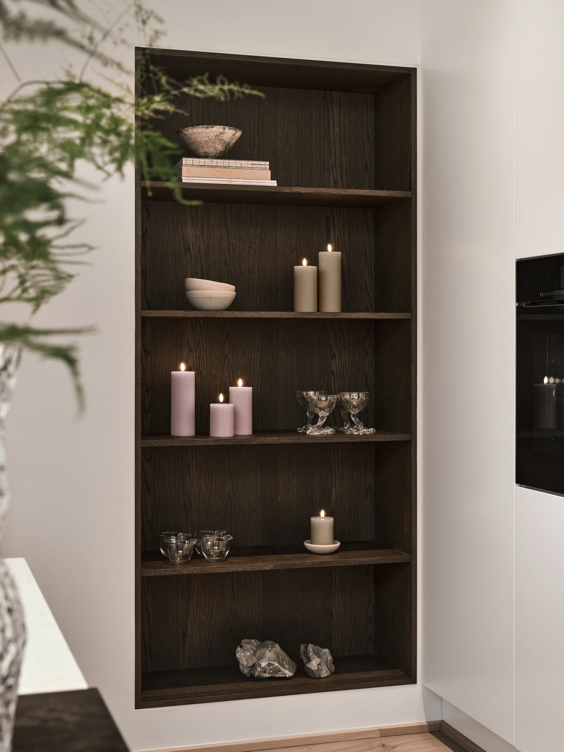 ester & erik pillar candle LED, 52 Soft Rose, 15 cm ester & erik
