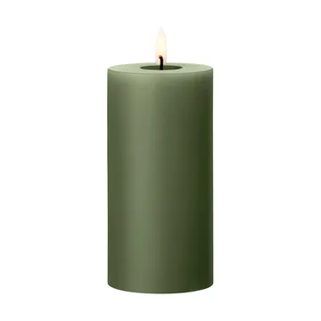 ester & erik pillar candle LED - 70 Green Soil, 15 cm - ester & erik