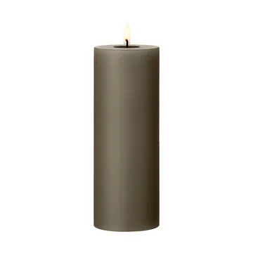 ester & erik pillar candle LED - 77 Caviar, 20 cm - ester & erik