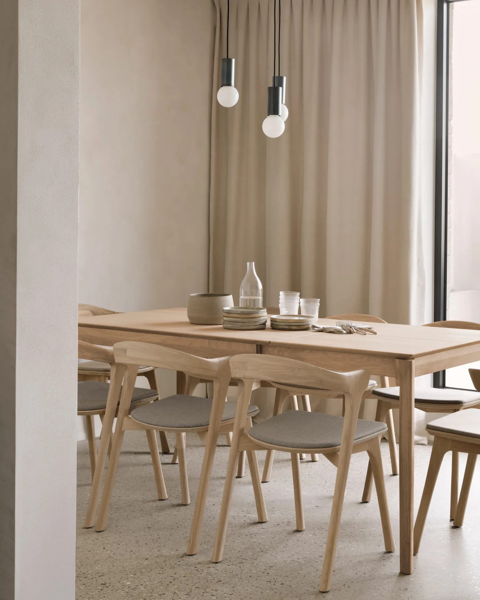 Bok Chair, Oak, warm grey Ethnicraft