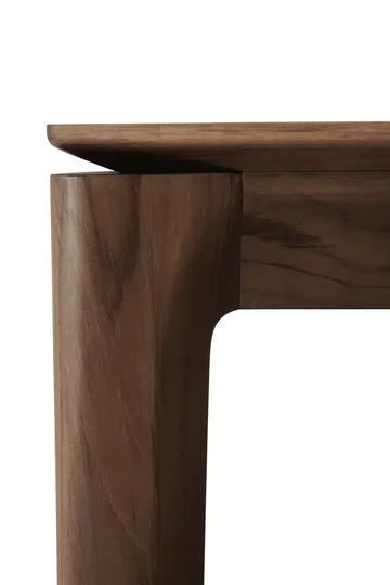 Bok dining table 220x95 cm - Lacquered teak brown - Ethnicraft